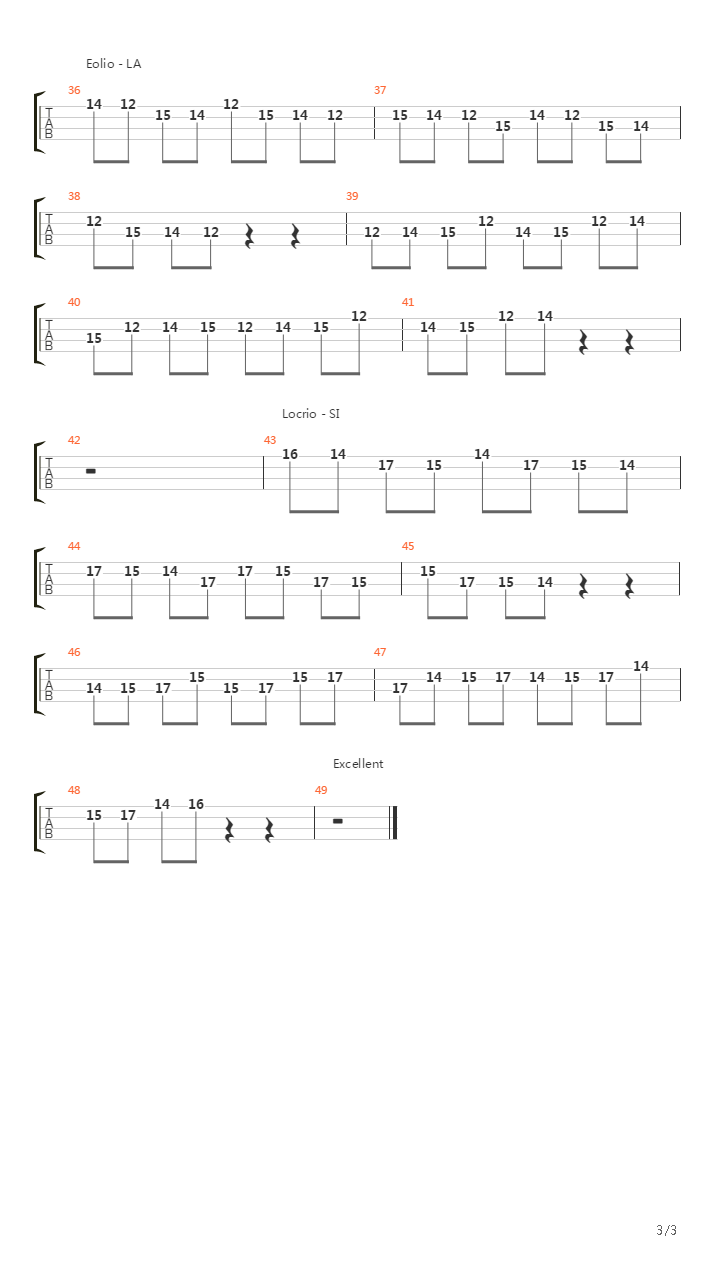 贝司练习( Exercises) -  Exercises吉他谱