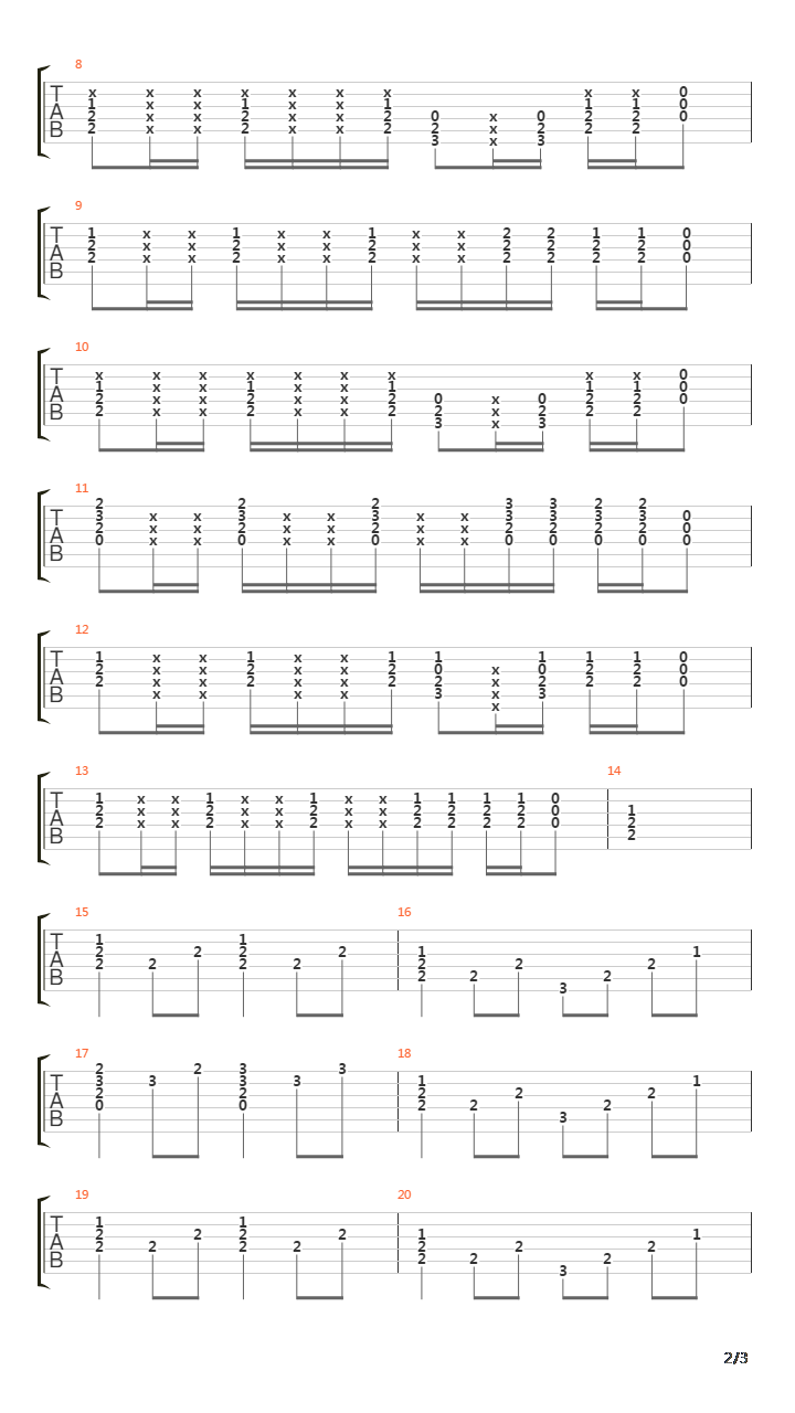 贝司练习( Exercises) - Slap  With Acoustic Guitar吉他谱