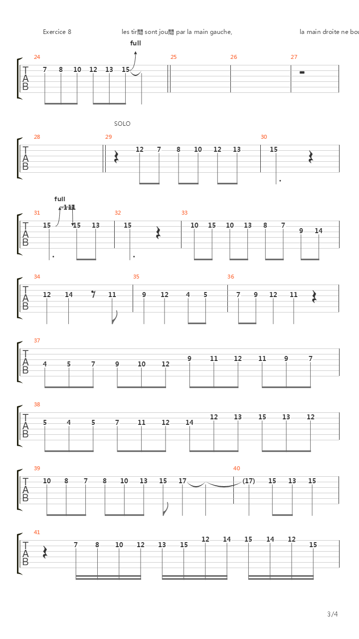 点弦练习 - 8 Fingers Tapping Lesson吉他谱