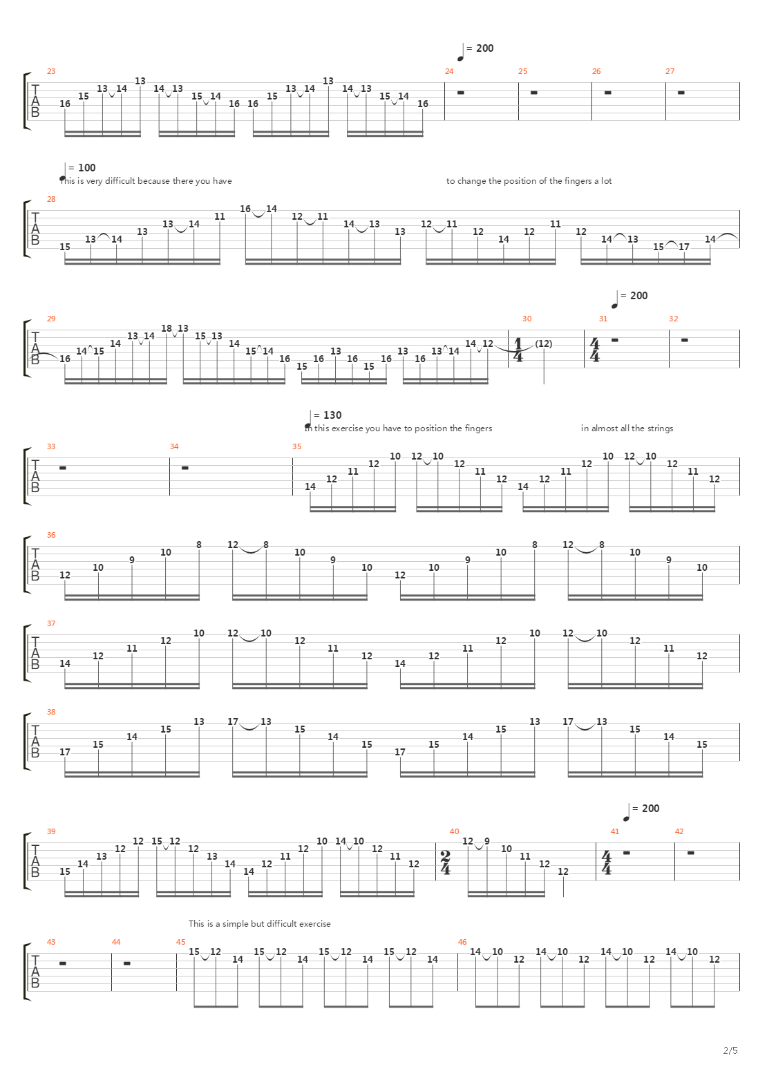 扫拨练习 - Sweep Picking (Sweeping Arpeggios)吉他谱