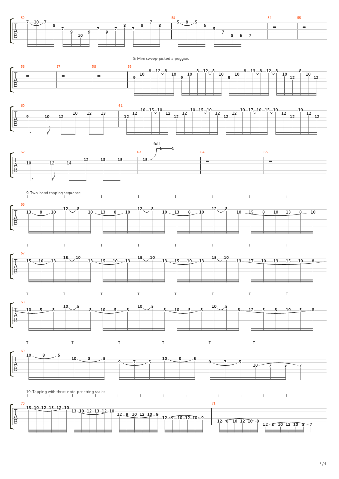 速弹练习(Shred) - 10 Shredding Exercises吉他谱