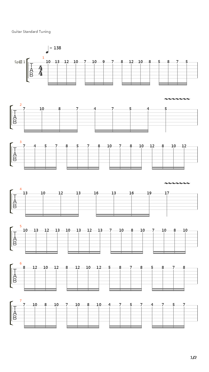 重金属练习 - Heavy Metal Guitar School - Metal Riffs - Neoclassic Style吉他谱