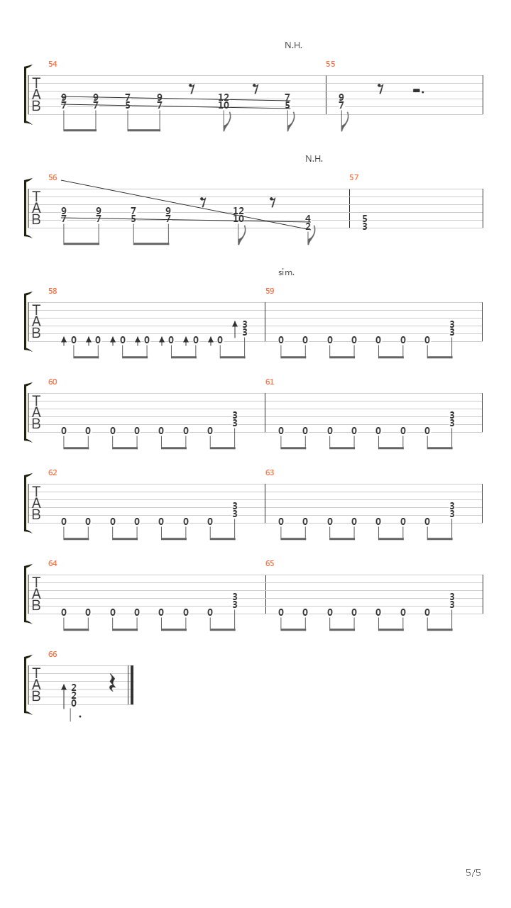 重金属练习 - Heavy Metal Guitar School - Part II吉他谱