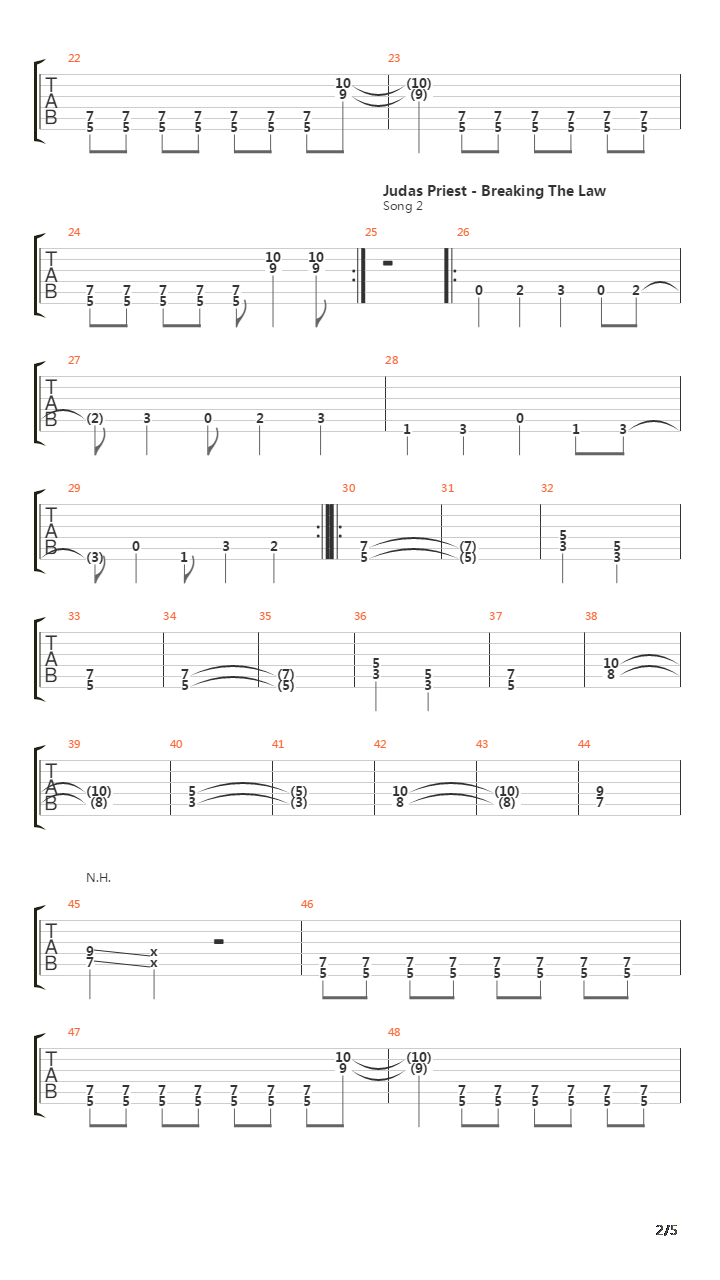 重金属练习 - Heavy Metal Guitar School - Part III吉他谱