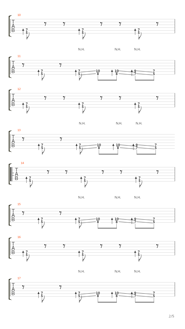 重金属练习 - Heavy Metal Guitar School - Part IV吉他谱