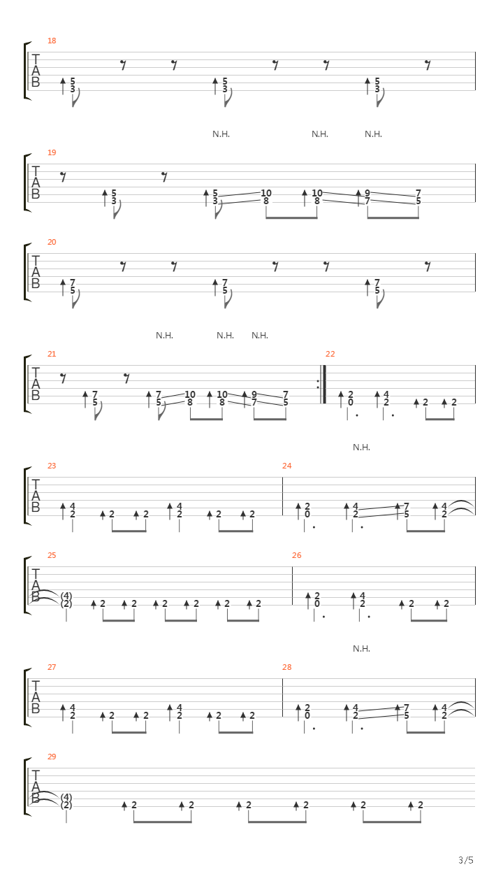 重金属练习 - Heavy Metal Guitar School - Part IV吉他谱