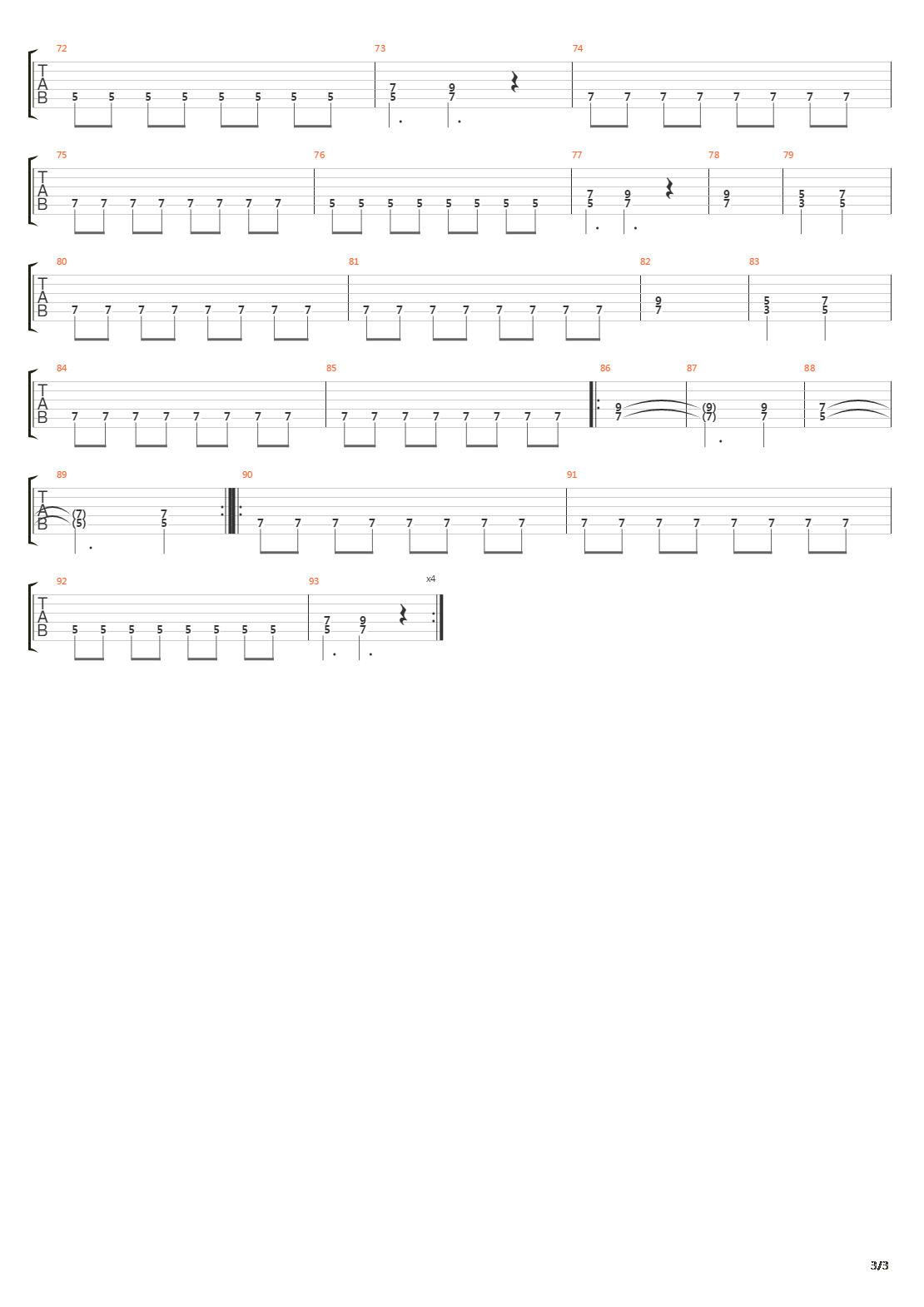 重金属练习 - Heavy Metal Guitar School - Part VII吉他谱