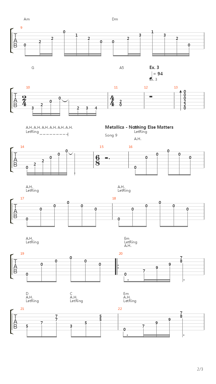 重金属练习 - Heavy Metal Guitar School - Part XII吉他谱