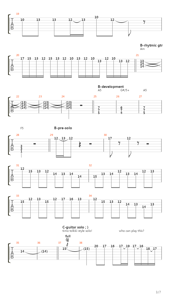 重金属练习 - Heavy Metal Guitar School - Pseudo-Stratovarius吉他谱