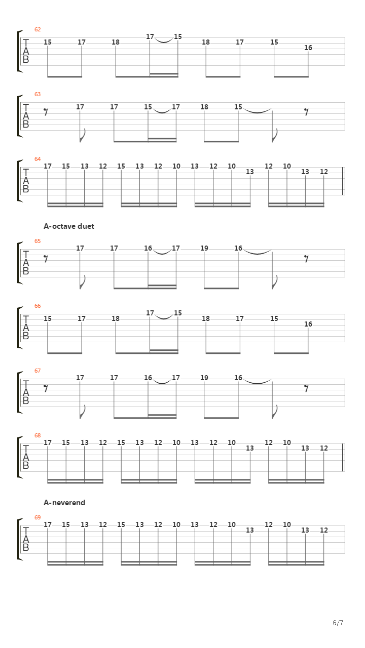 重金属练习 - Heavy Metal Guitar School - Pseudo-Stratovarius吉他谱