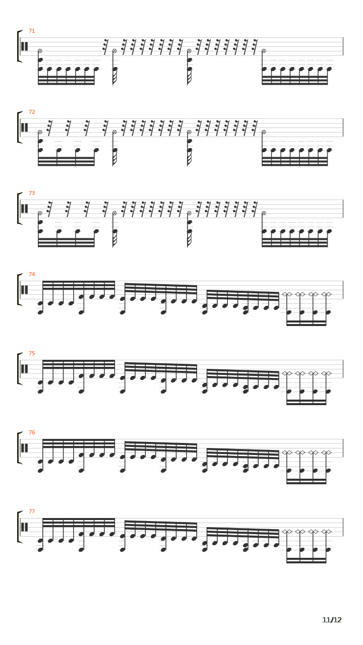 架子鼓练习 - Drum excercises, fills and beats吉他谱