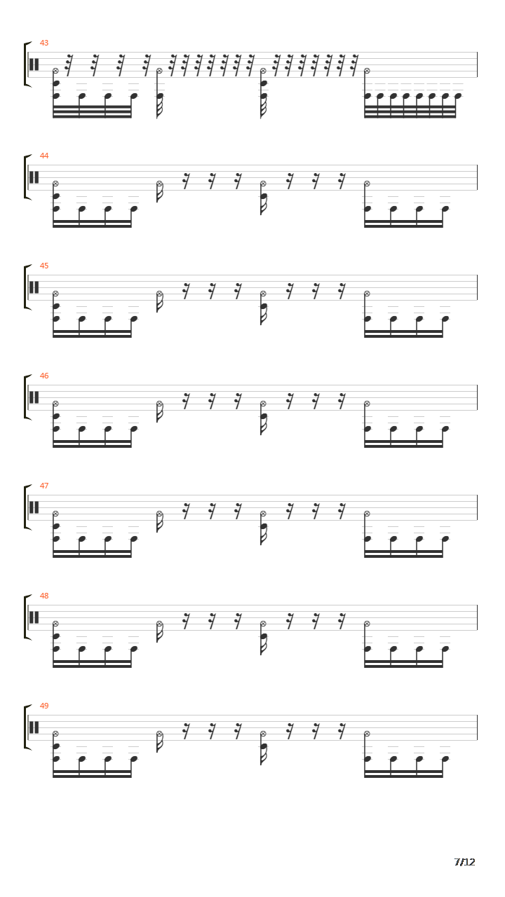 架子鼓练习 - Drum excercises, fills and beats吉他谱