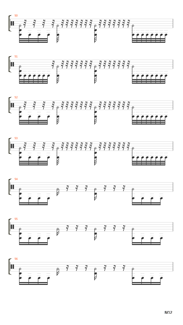 架子鼓练习 - Drum excercises, fills and beats吉他谱