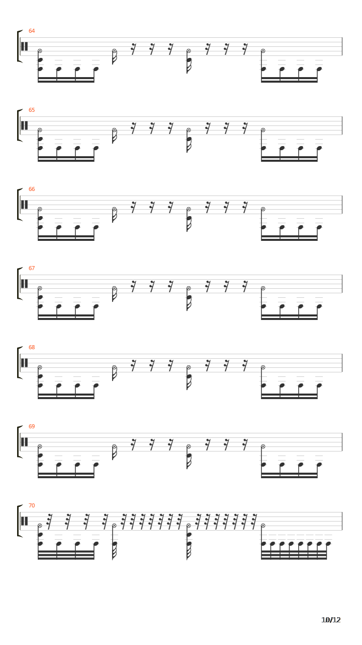 架子鼓练习 - Drum excercises, fills and beats吉他谱
