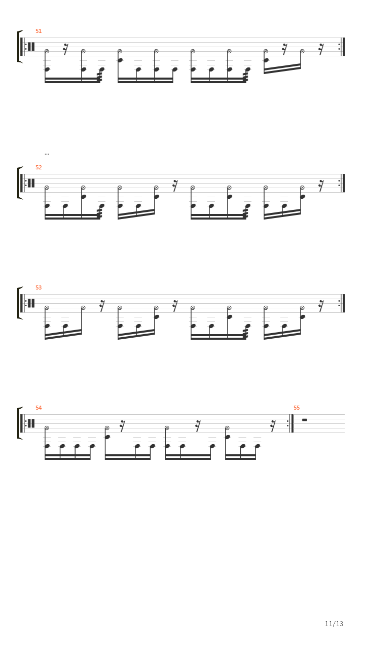 架子鼓练习 - Drum Tabbing For Newbies吉他谱