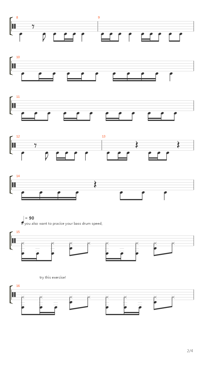 架子鼓练习 - Speed And Coordination Exercises吉他谱