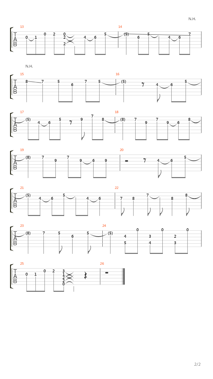 布鲁斯练习 - Blues 7吉他谱