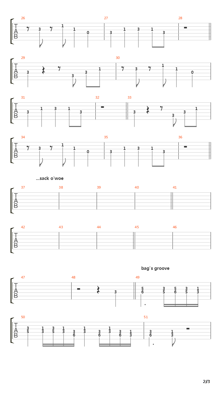 布鲁斯练习 - Classical Blues Riffs吉他谱