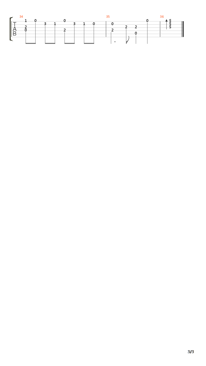 空之轨迹 - 星之所在吉他谱