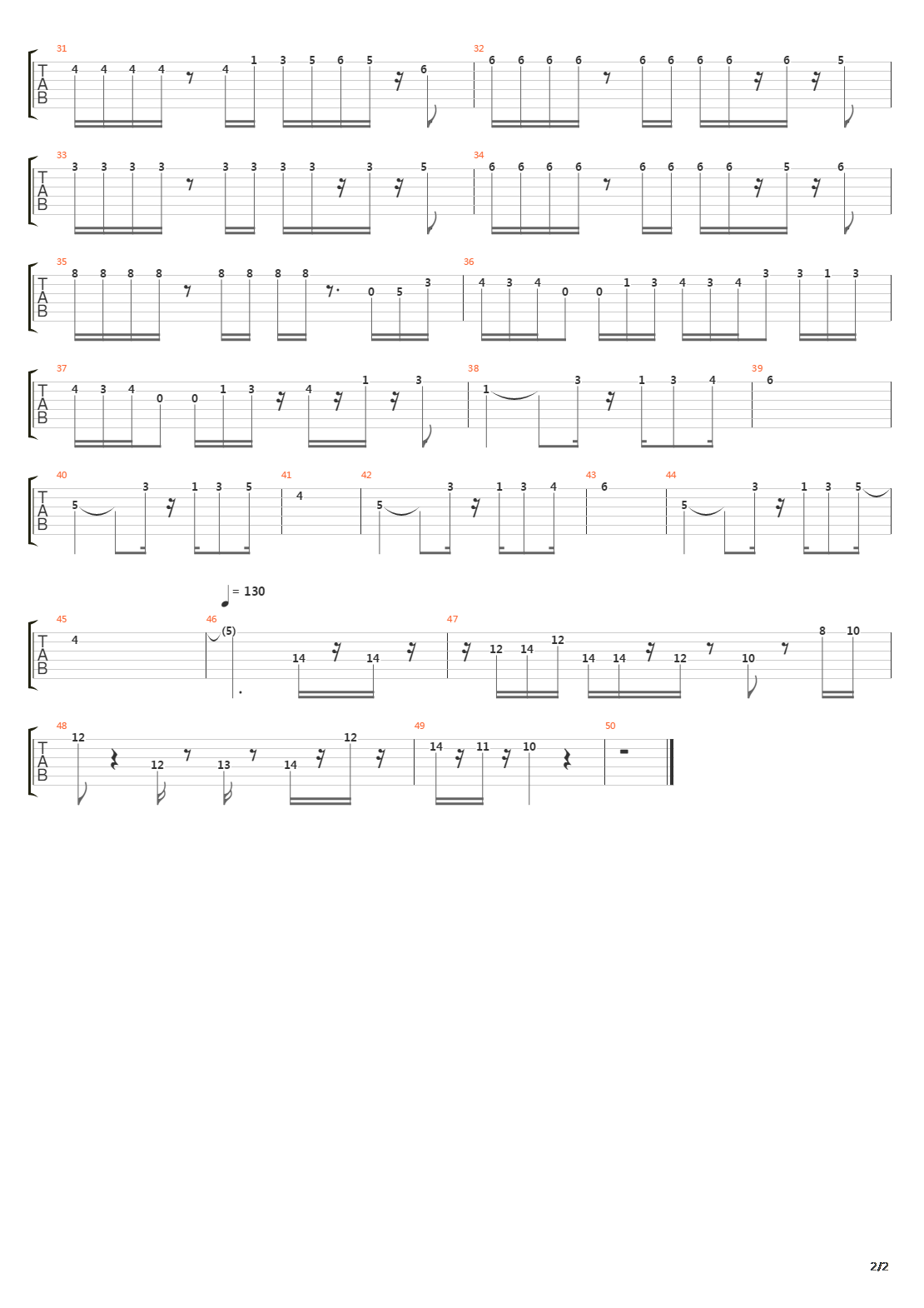 魂斗罗(CONTRA)吉他谱