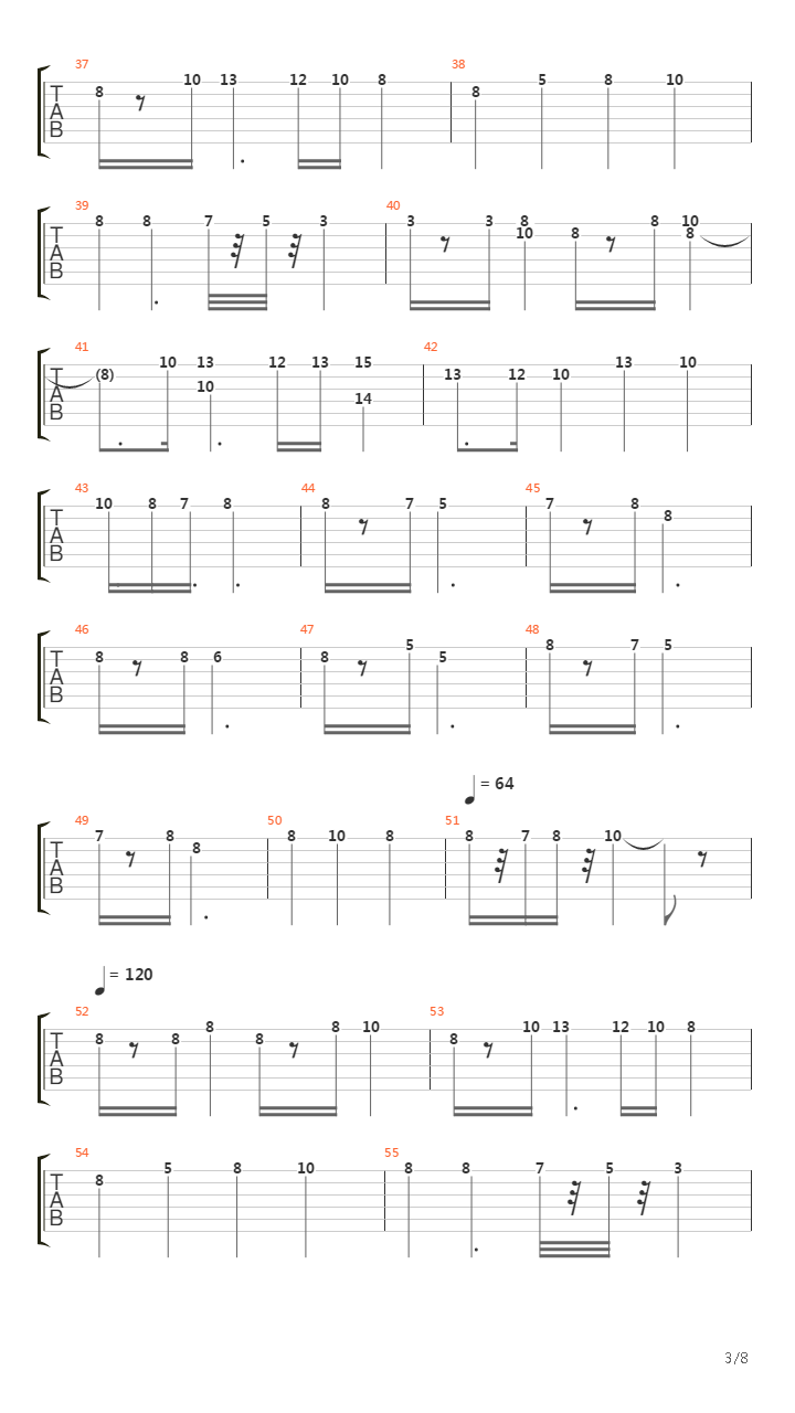 塞尔达 III Ending Theme吉他谱