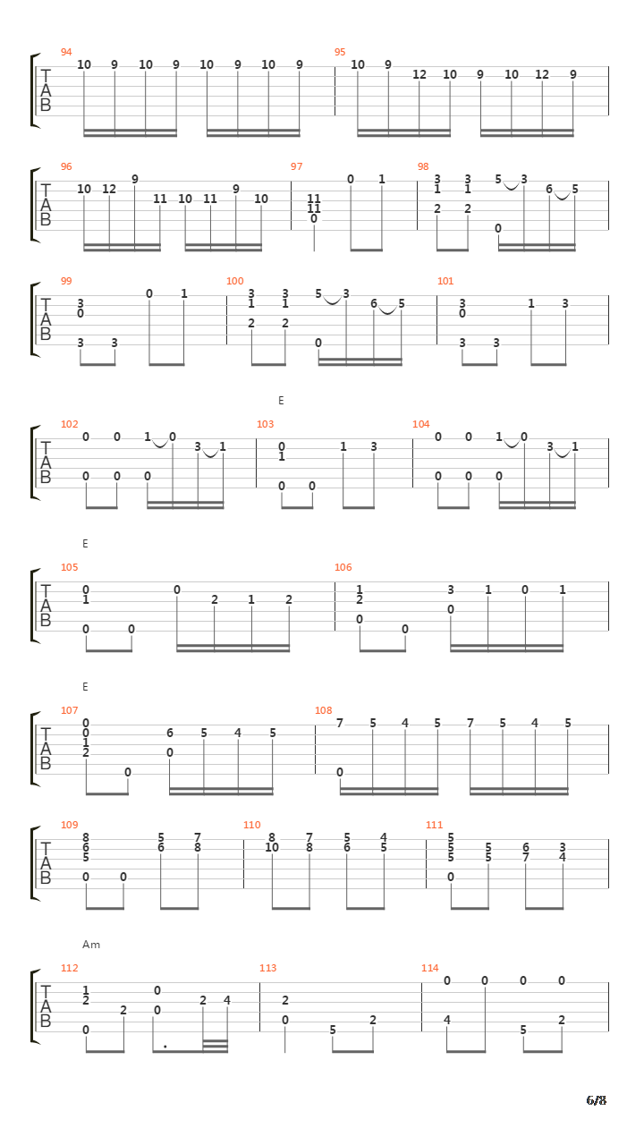 土耳其进行曲吉他谱