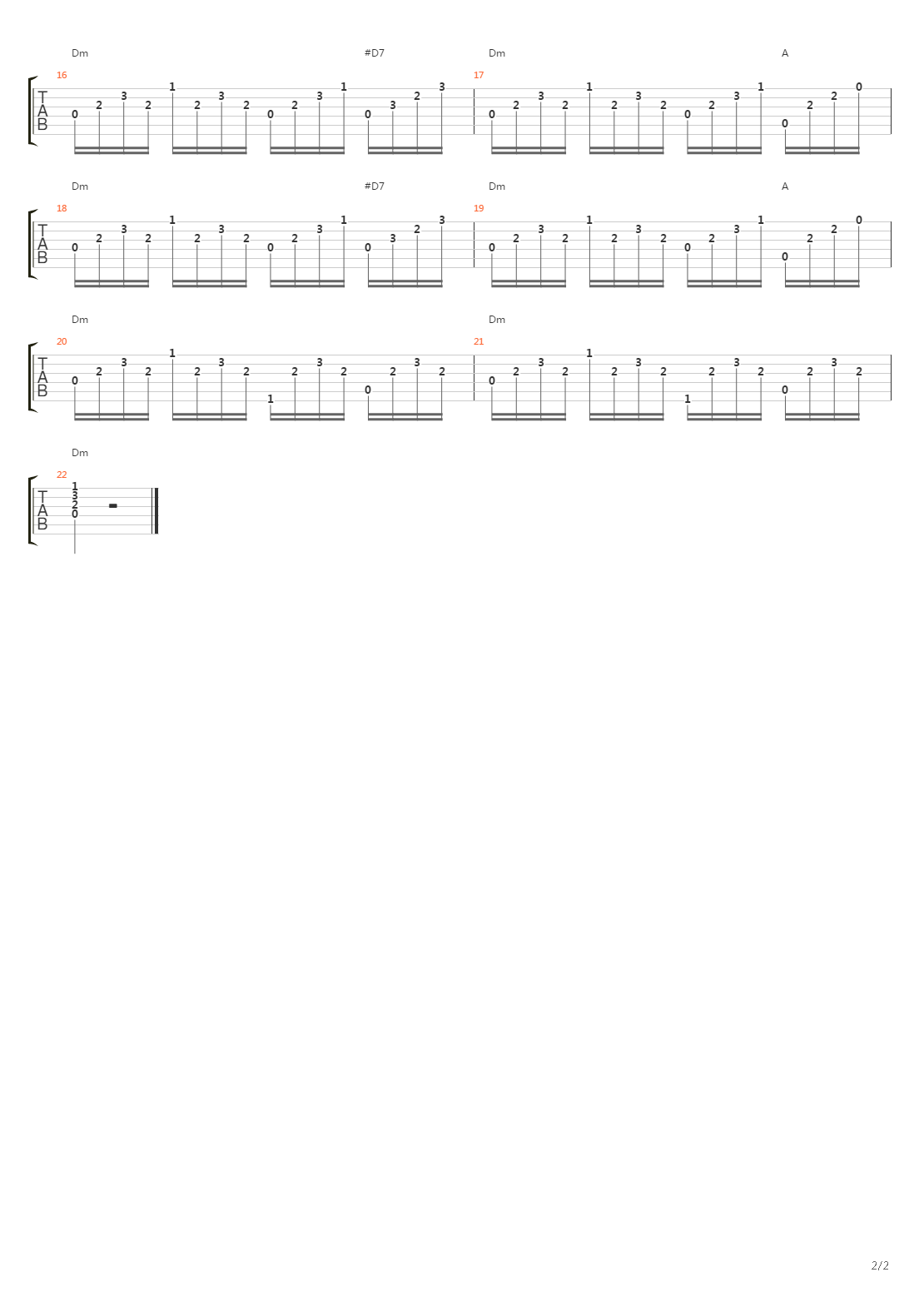 狂想曲吉他谱