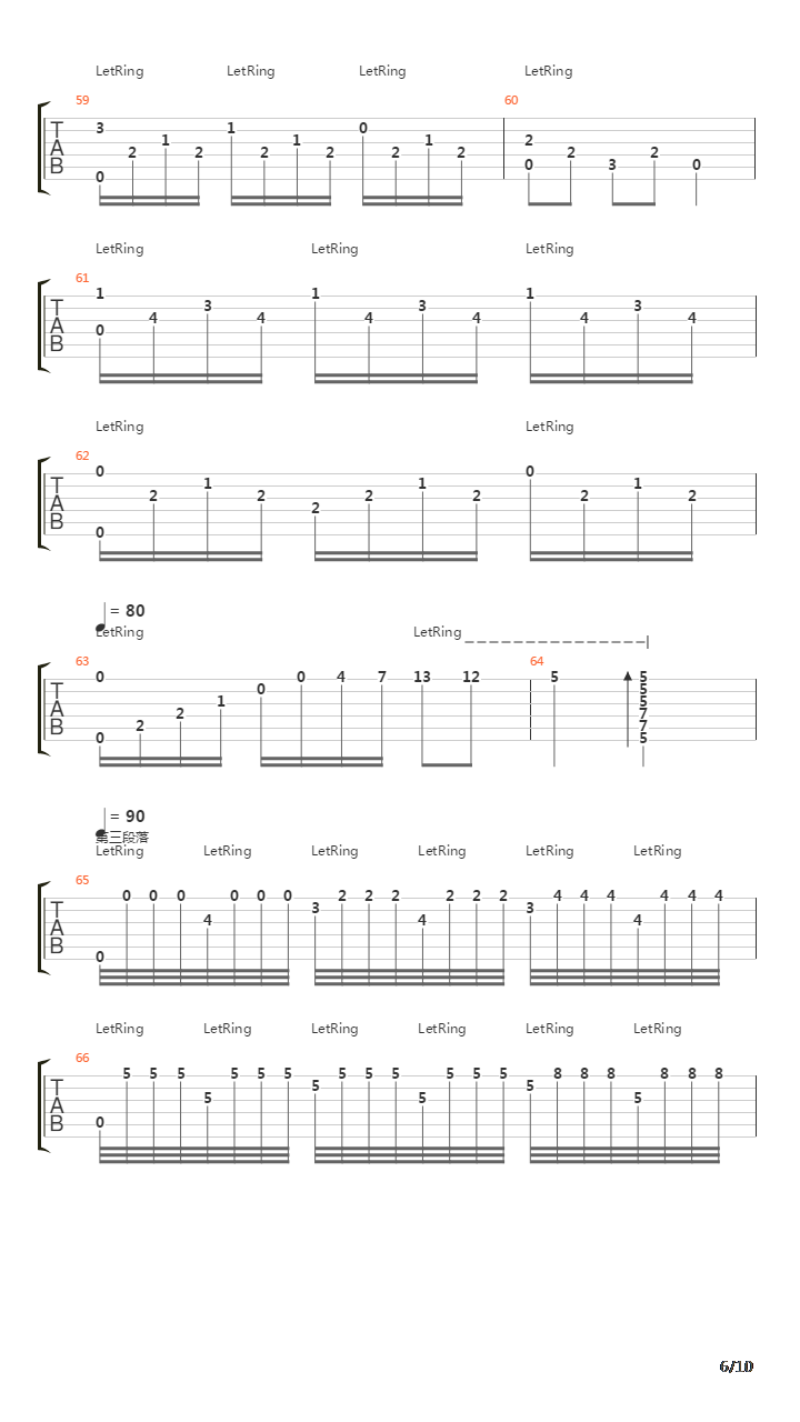 Feste Lariane(拉利亚的祭典)吉他谱