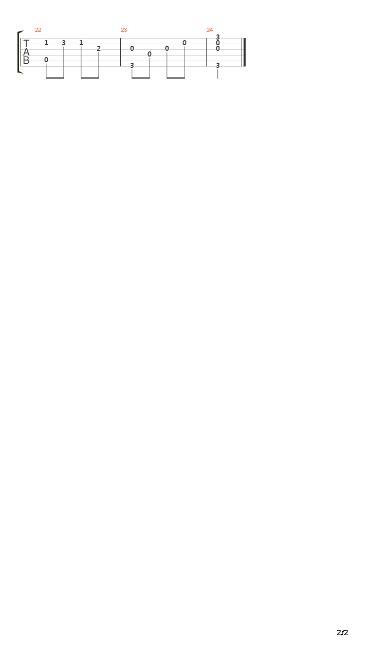 茉莉花吉他谱