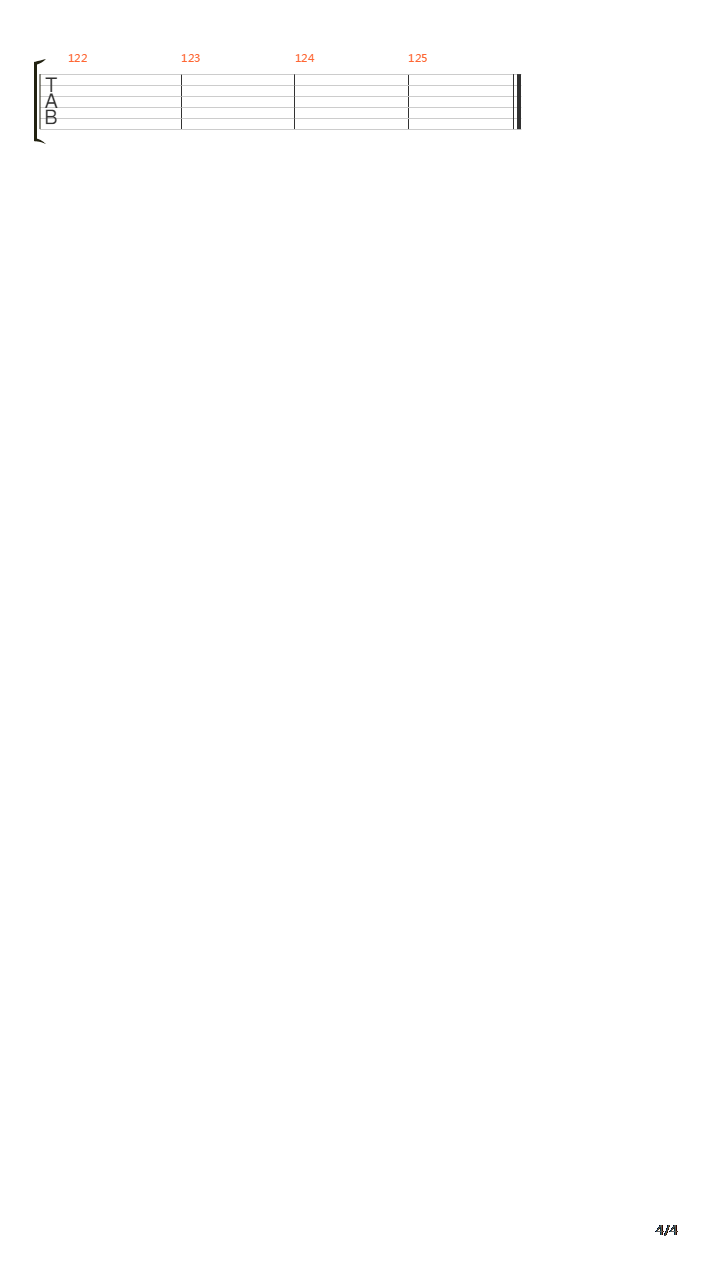 赛马吉他谱