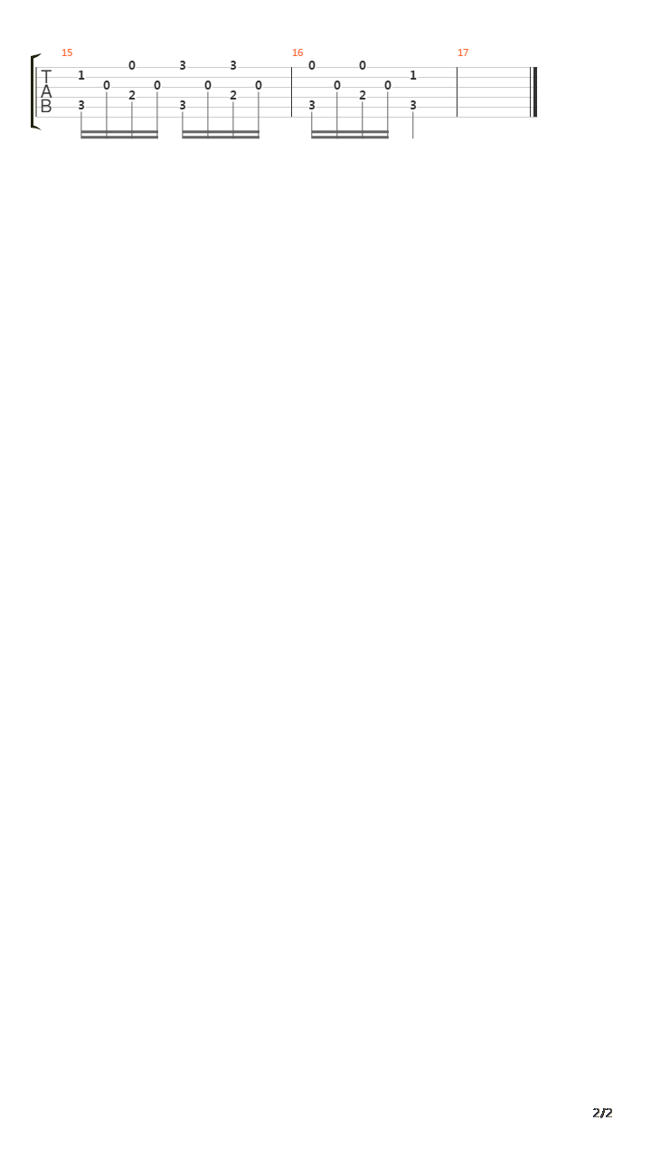 小蜜蜂吉他谱
