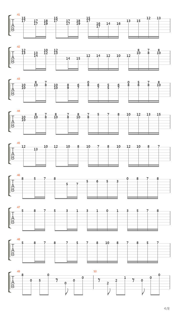 卡农(Canon)吉他谱