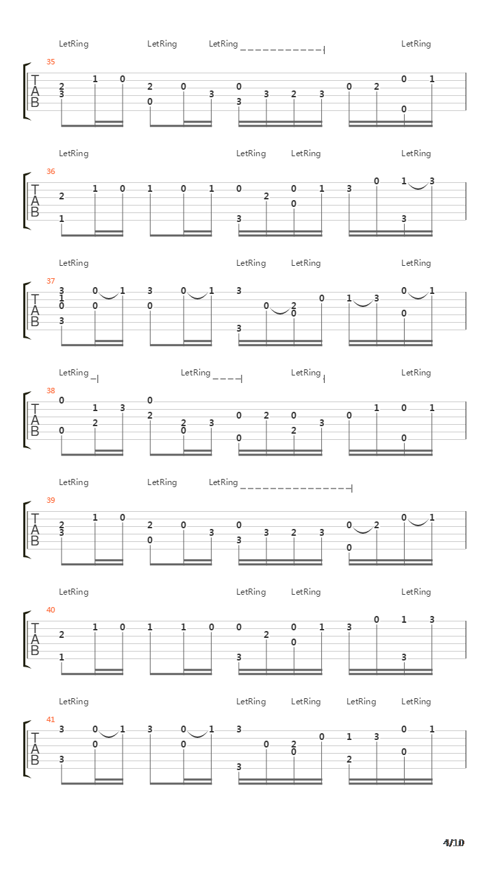 卡农(Canon)吉他谱