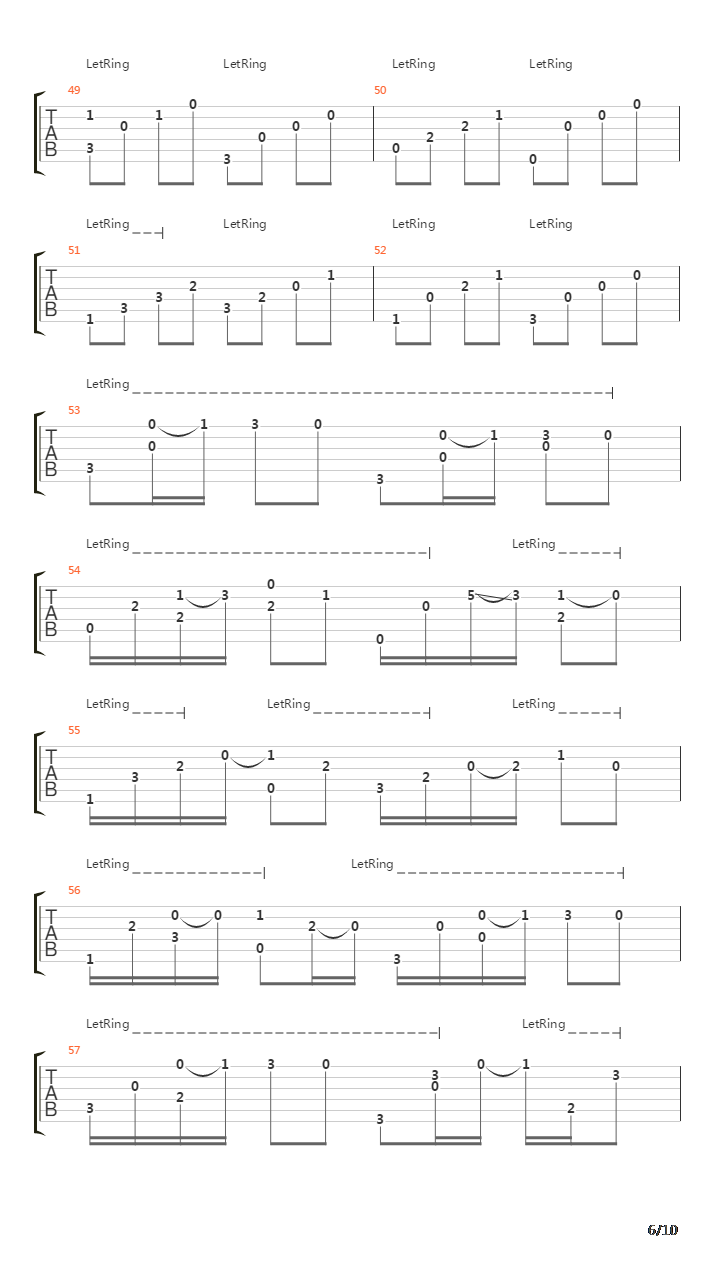 卡农(Canon)吉他谱