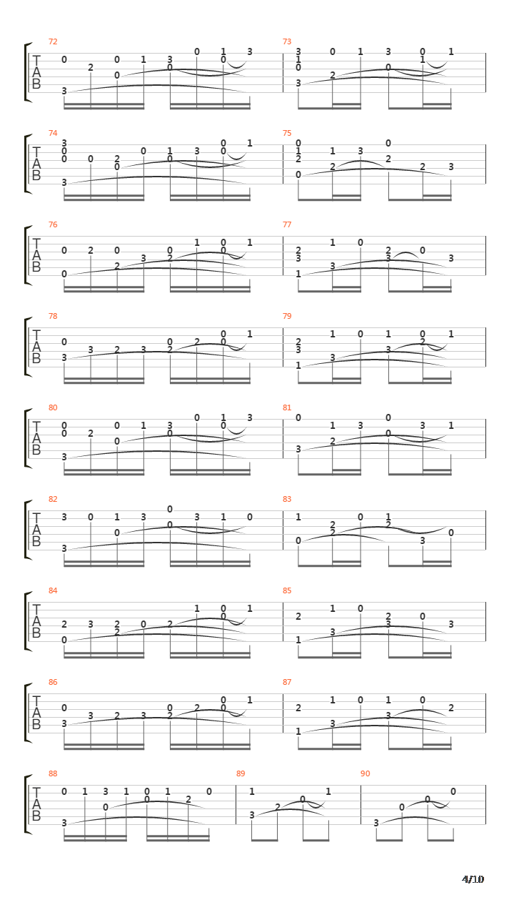 卡农(Canon)吉他谱