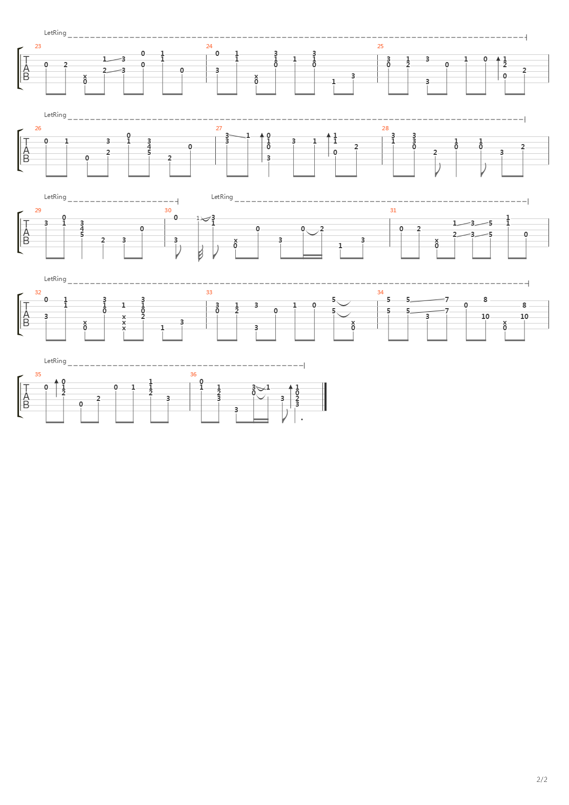 新闻联播 - 结束曲吉他谱