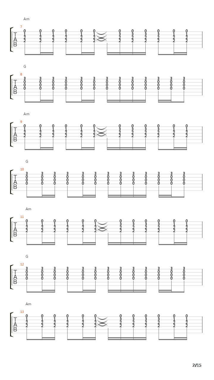 同跟吉他谱