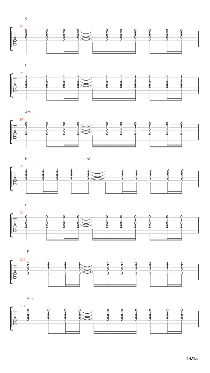 同跟吉他谱