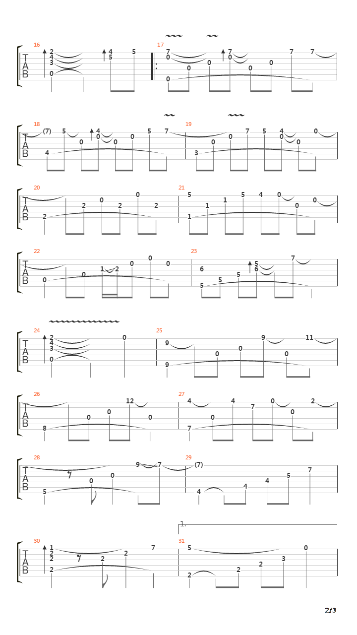 If吉他谱