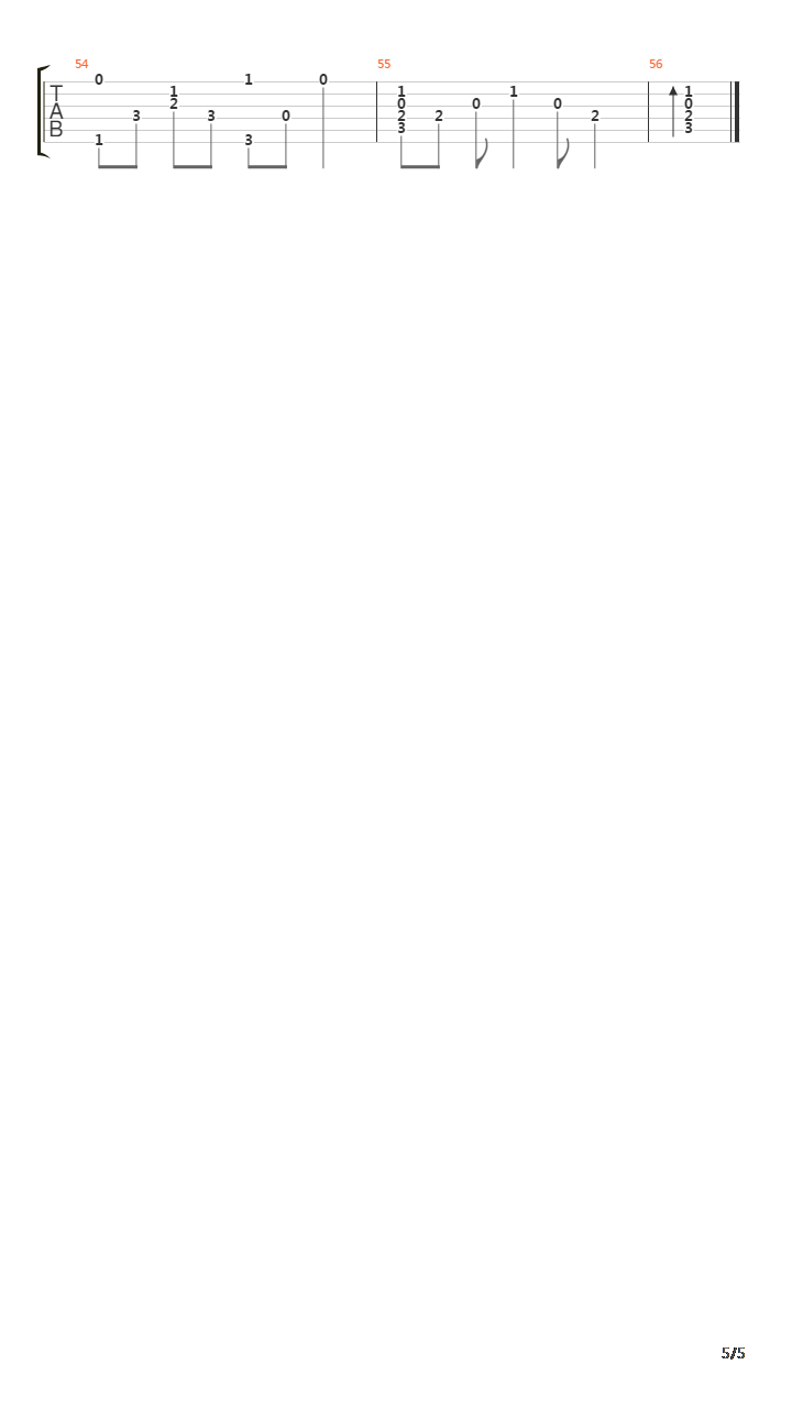 宝贝吉他谱