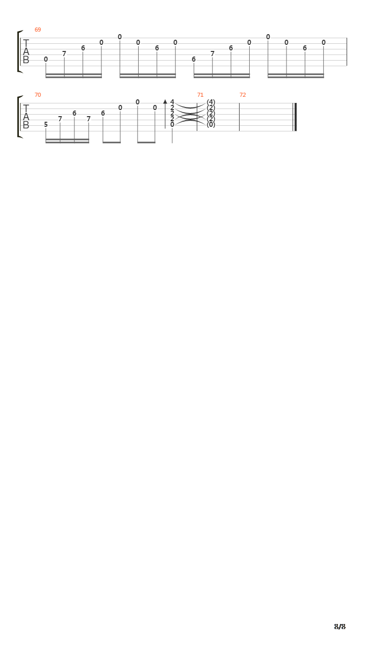 依靠吉他谱