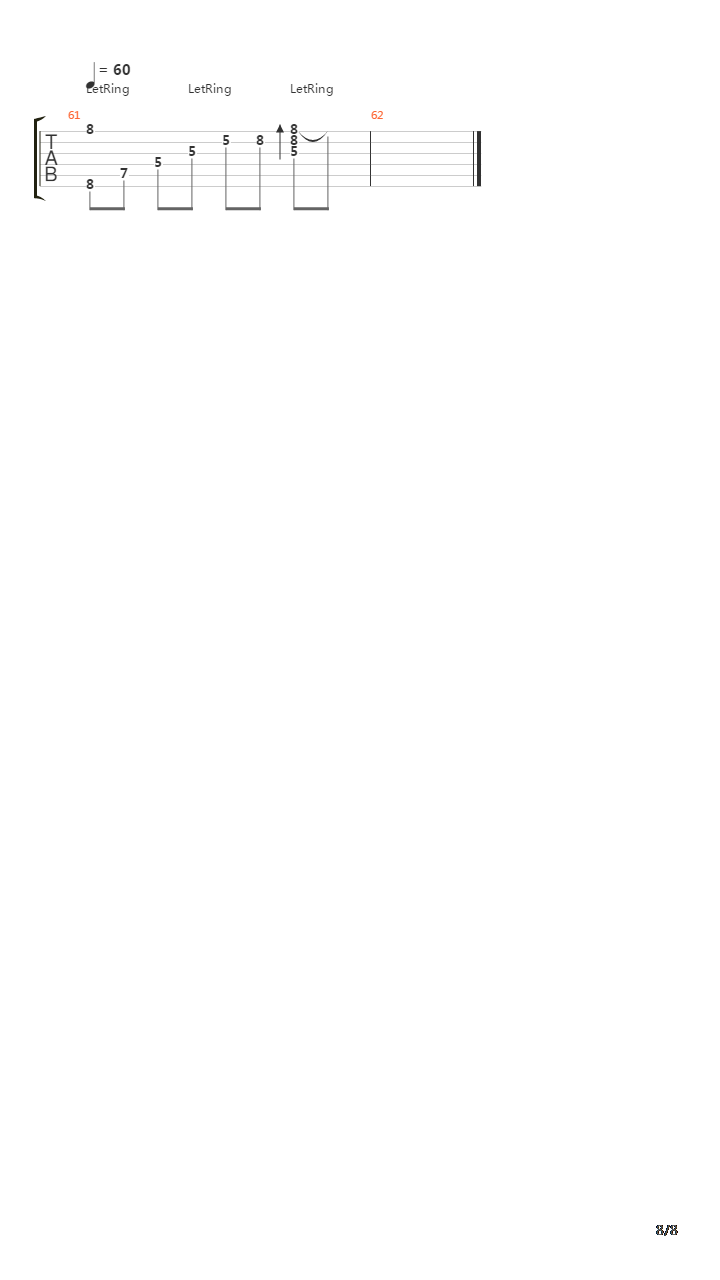 遥远的她吉他谱