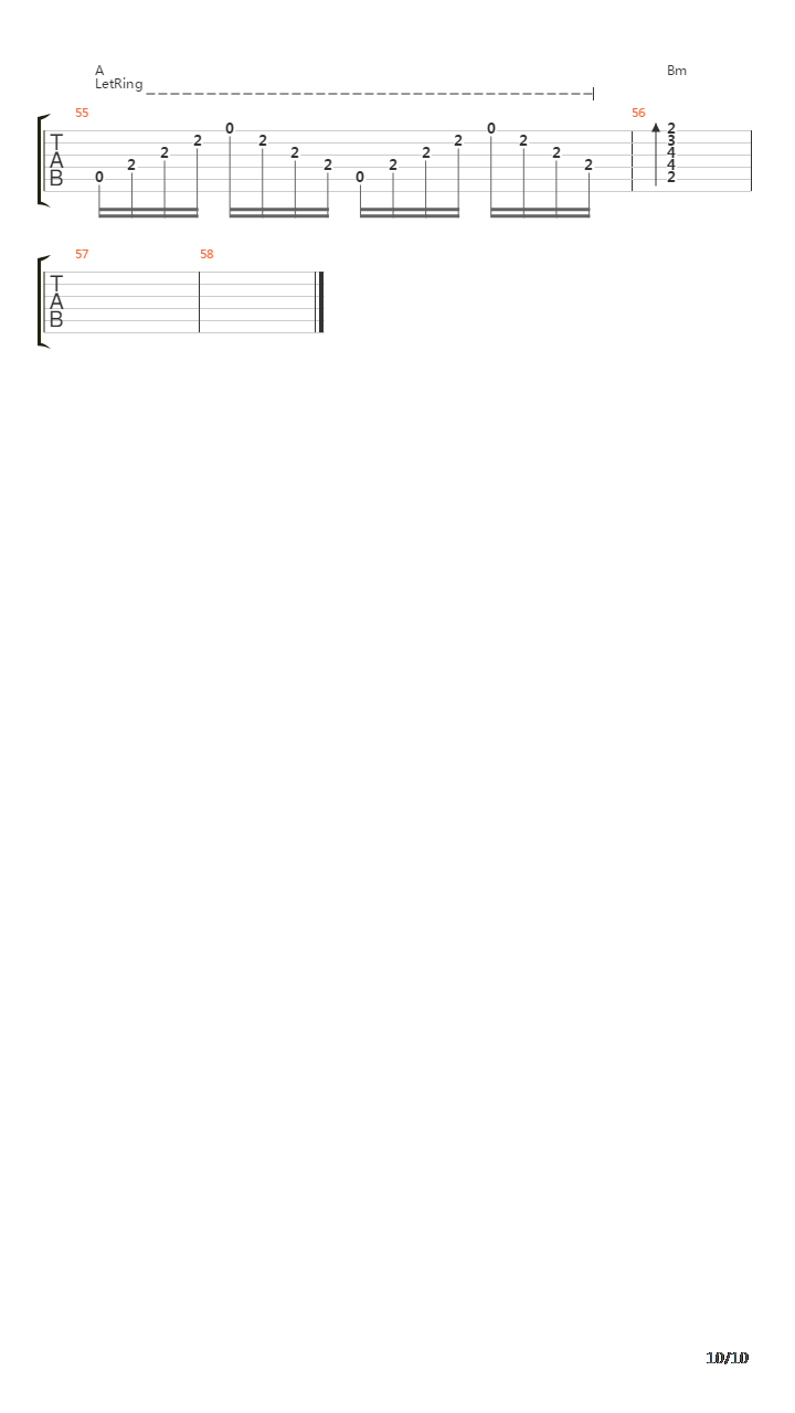 追忆吉他谱