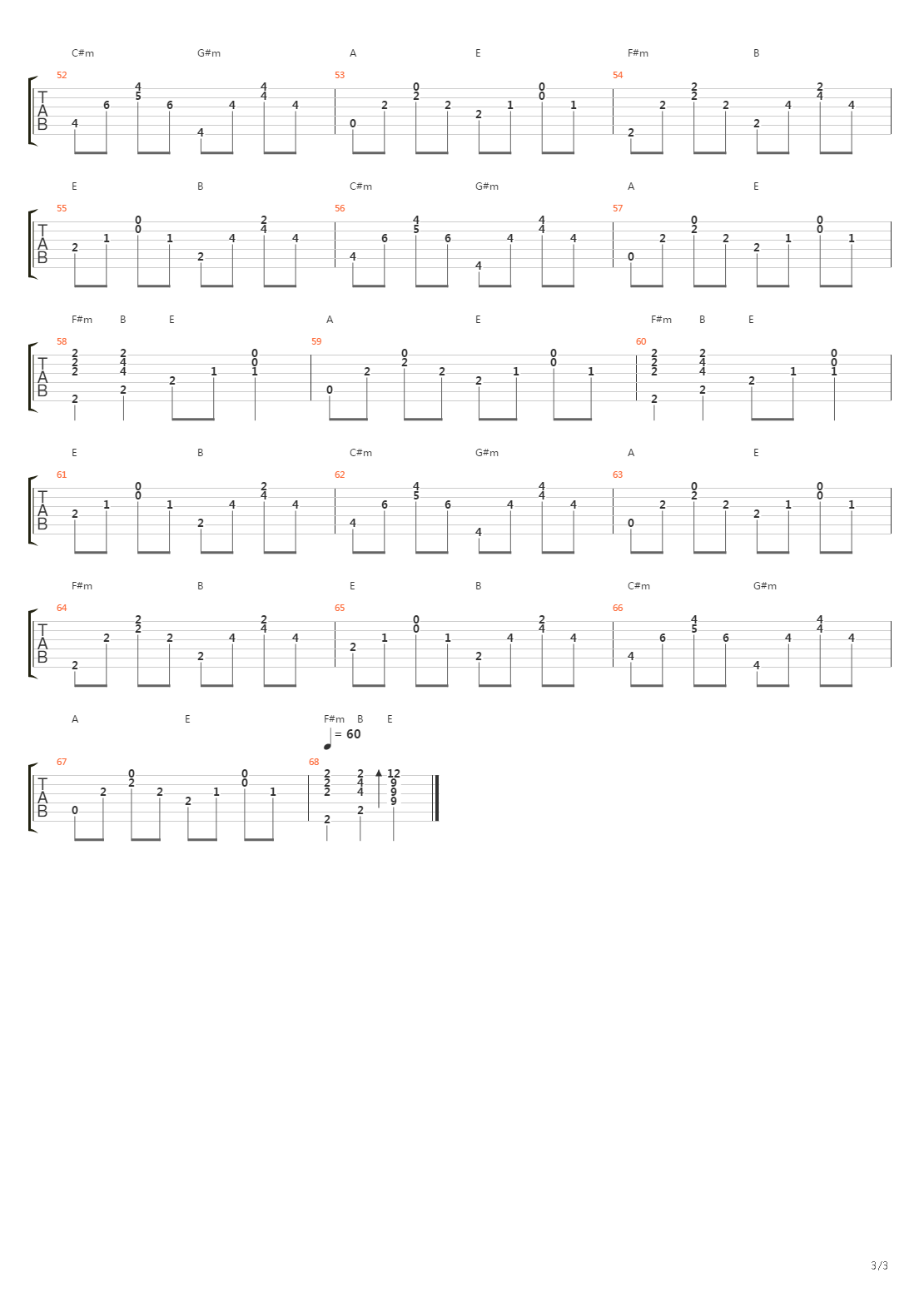 路上(电影《玩大的》主题曲)吉他谱