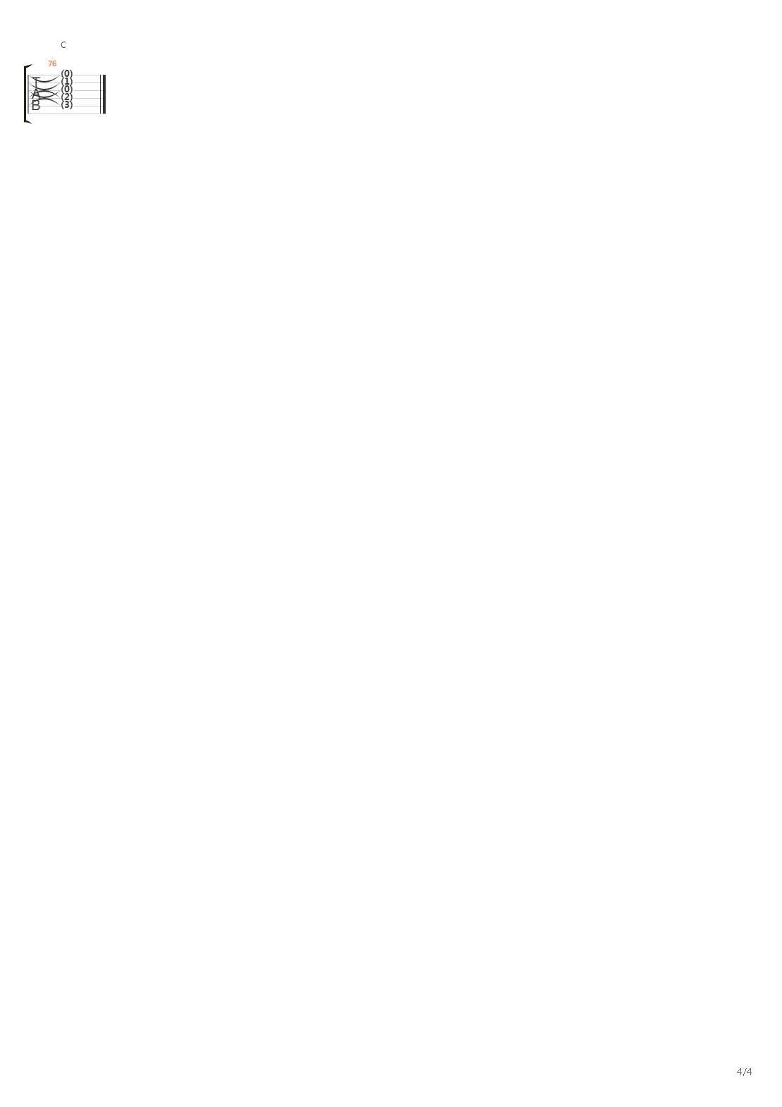 小帆船吉他谱