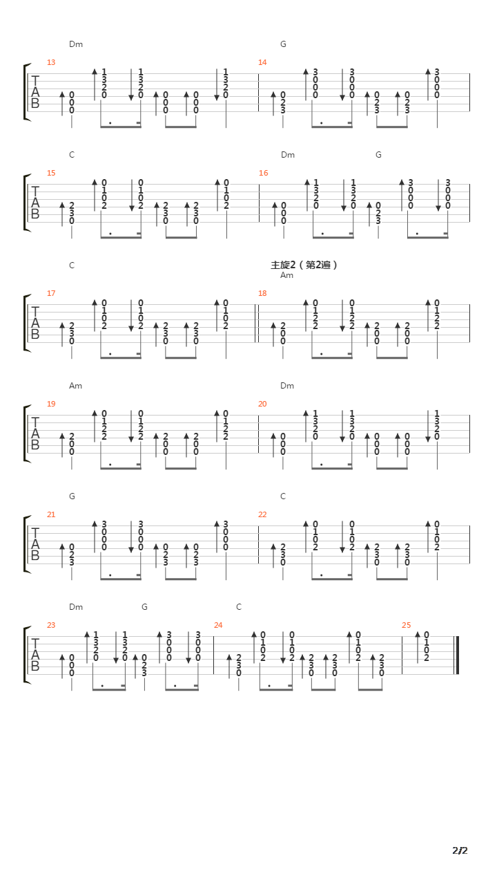 小薇(简易)吉他谱