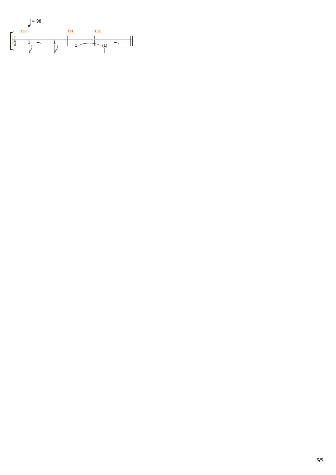 单恋吉他谱