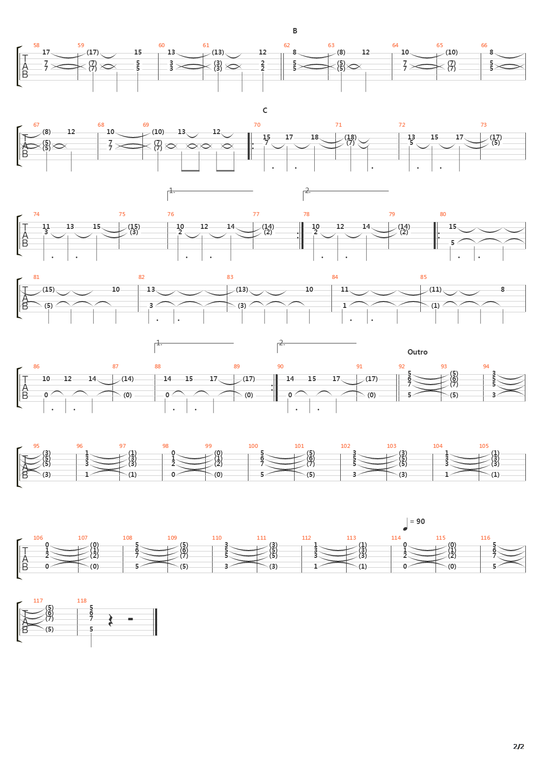 恶魔城 - Stage3吉他谱
