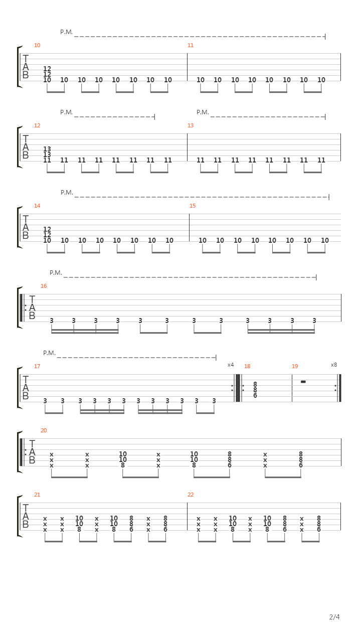 混沌军势 - OST吉他谱