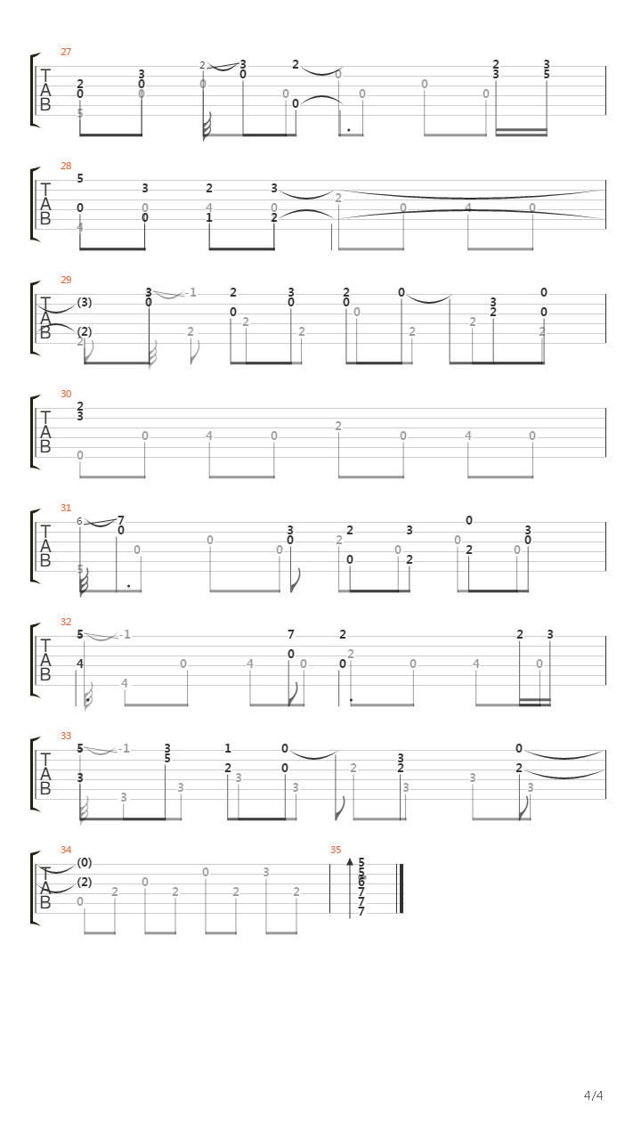 青空下的约定 - 风のアルペジオ吉他谱